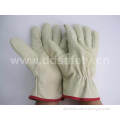 Natural Cow Grain Leather Driver Working Glove (DLD412)